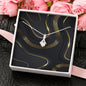 Allure Necklace - Gold 1 Card Jewelry TVShowGifts