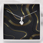 Allure Necklace - Gold 1 Card Jewelry TVShowGifts