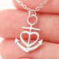 Anchor Heart Necklace Jewelry TVShowGifts
