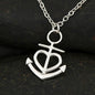Anchor Heart Necklace Jewelry TVShowGifts
