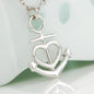 Anchor Heart Necklace Jewelry TVShowGifts