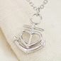 Anchor Heart Necklace Jewelry TVShowGifts