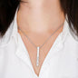 Custom Engraved Vertical Bar Necklace Jewelry TVShowGifts