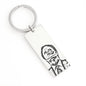 Dwight CPR Mask Keychain Jewelry TVShowGifts Stainless Steel Rectangle Keychain No