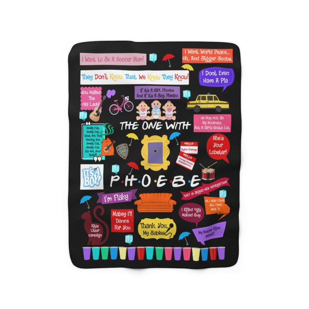 Friends Blanket | Shop Phoebe Buffay Gifts online | TVShowGifts.com