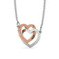 Interlocking Heart Necklace With Gift Box And Special Note Jewelry TVShowGifts