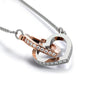 Interlocking Heart Necklace With Gift Box And Special Note Jewelry TVShowGifts