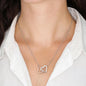 Interlocking Heart Necklace With Gift Box And Special Note Jewelry TVShowGifts