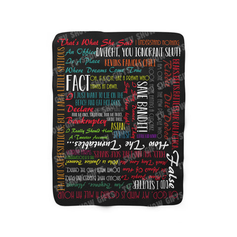 The Office Quote Blanket Home Decor TVShowGifts 50''x60'' 