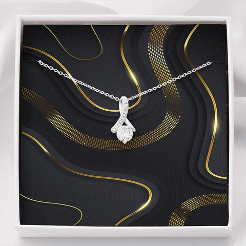 Allure Necklace - Gold 1 Card Jewelry TVShowGifts 