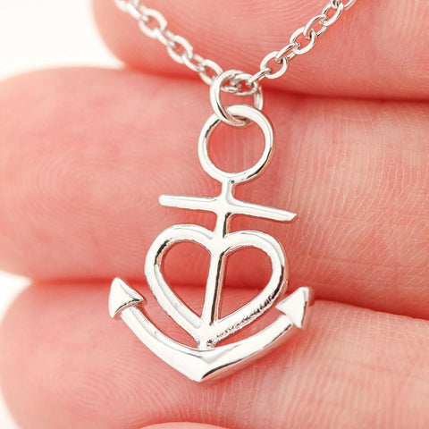 Anchor Heart Necklace Jewelry TVShowGifts 