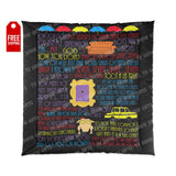 Friends Comforter - Quotes Home Decor TVShowGifts 88x88 