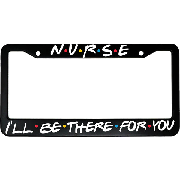 "ER NURSE PASS ME NOW - SEE YOU LATER" Funny License Plate Frame – Car Plate Frames