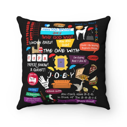 Friends Pillow - Joey Home Decor TVShowGifts 20x20 