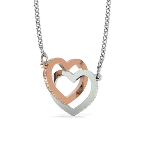 Interlocking Heart Necklace With Gift Box And Special Note Jewelry TVShowGifts 