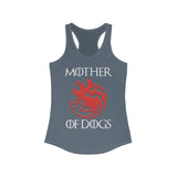 Mother of Dogs Tank Top Tank Top TVShowGifts Solid Indigo S 