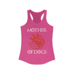 Mother of Dogs Tank Top Tank Top TVShowGifts Solid Raspberry S 