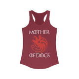 Mother of Dogs Tank Top Tank Top TVShowGifts Solid Scarlet S 