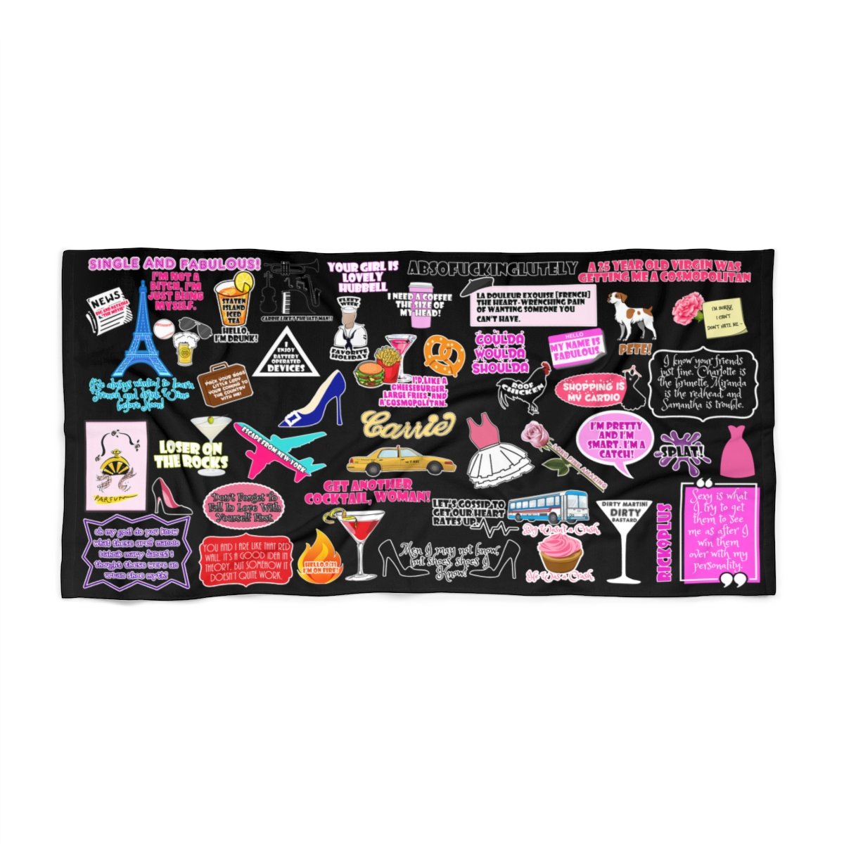 Sex And The City Beach Towel | Shop SATC Gift Online | TVShowGifts.com