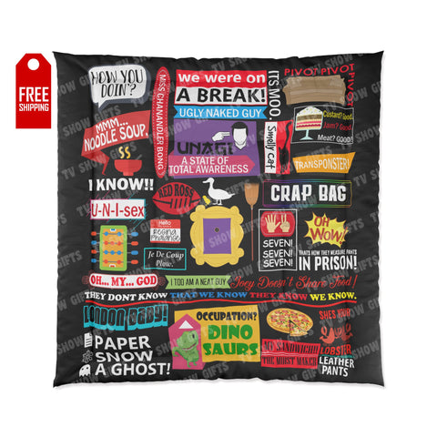 The Friends Comforter Home Decor TVShowGifts 88x88 