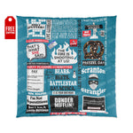 The Office Comforter - Blue Home Decor TVShowGifts 88x88 