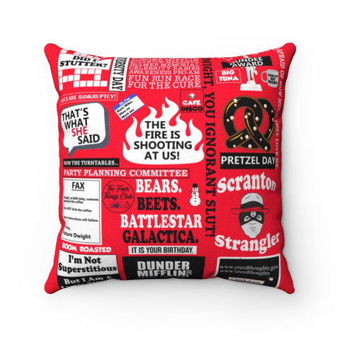 The Office Pillow - Red Home Decor TVShowGifts 20x20 