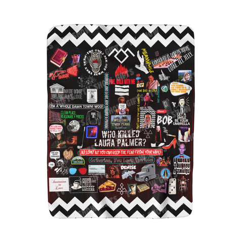The Twin Peaks Blanket Home Decor TVShowGifts 50''x60'' 