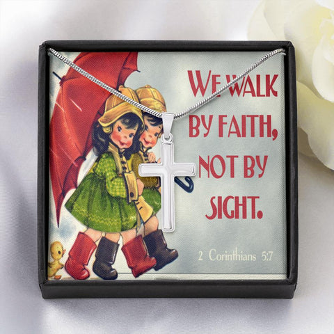 Walk By Faith Cross Necklace Jewelry TVShowGifts 